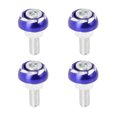 thumbnail image 1 of 4uds 6mm Metal Motocicleta Licencia Placa Marco Perno Tornillo Azul, 1 of 1