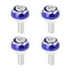 thumbnail image 1 of 4uds 6mm Metal Motocicleta Licencia Placa Marco Perno Tornillo Azul, 1 of 1