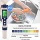 thumbnail image 3 of Digital Waterproof Salinity Tester, High Accuracy 5-in-1 Pool Salt Water Meter, IP67 Rating, 3 of 5