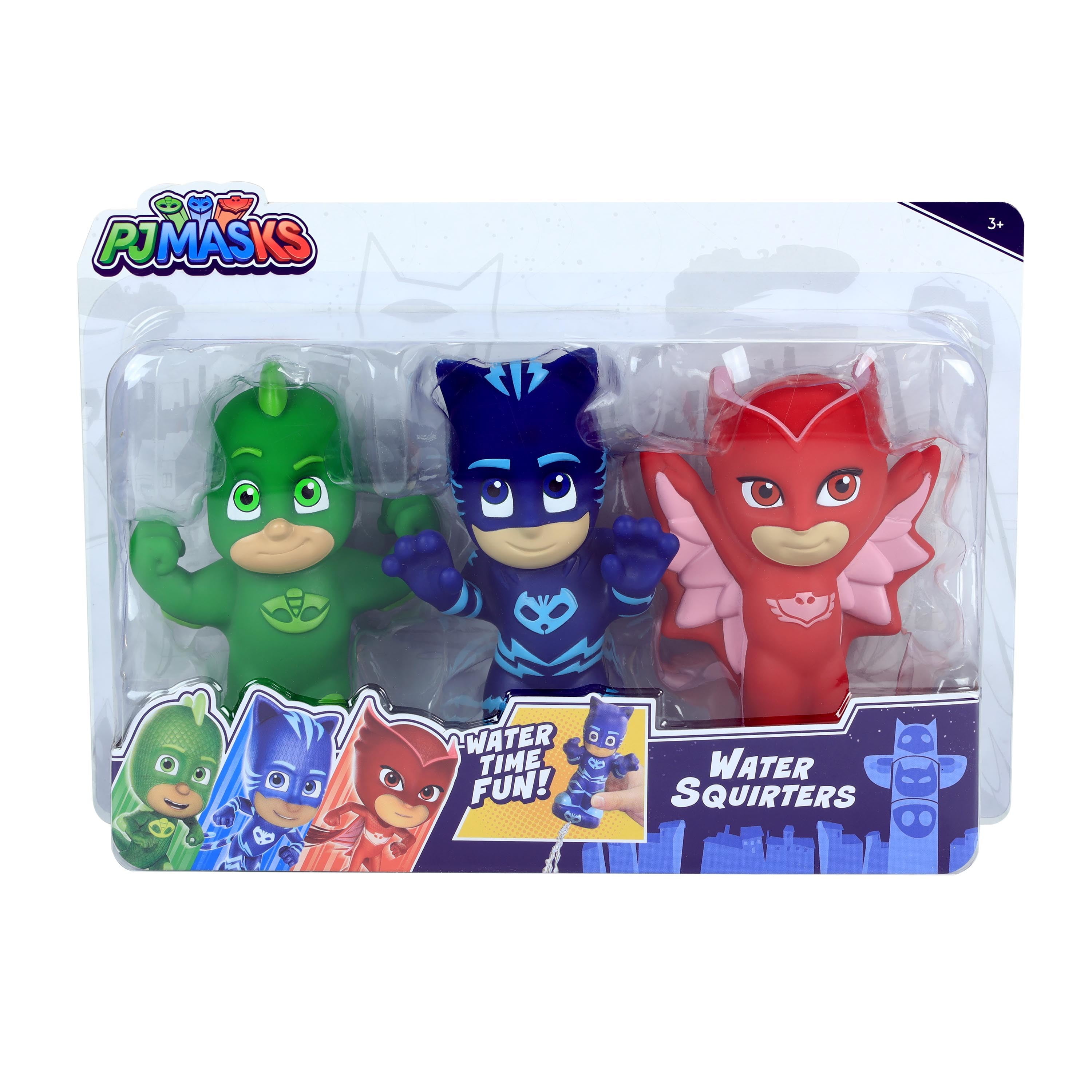 Buy PJ Masks Bath Toy Set, Includes Catboy, Gekko, and Owlette Water