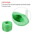 thumbnail image 3 of Uxcell Polyester Nylon Plastic Rope Twine Household Bundled for Packing,100m Length,White Yellow Green,3 Rolls, 3 of 5