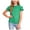 Green, variant on Girl Tops Girls Plain Shirts Short Sleeve Basic Tees Casual Summer Tops Black Size,11-12 Years