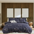 thumbnail image 4 of Drppepioner 4-Piece Brushed Wool Bedding Set - Soft and Fresh Bed Sheets With Quilt Cover - Cozy Home Textile Collection - Comfortable Bedroom Essentials For All Seasons Household, 4 of 6