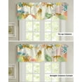 thumbnail image 4 of Leopard Tropical Plant Kitchen Curtains Balcony Adjustable Roman Blinds Small Short Curtain for Living Room, 4 of 6