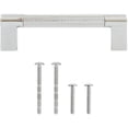thumbnail image 3 of Stone Harbor Hardware Urban Cabinet Pull, 96 Millimeters, Polished Chrome, 3 of 3