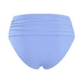 thumbnail image 5 of Women's High Cut Swim Bottoms - Ruched Beach Shorts with Drawstring - Full Coverage Swimsuit Bottom, S-XXL, 5 of 5