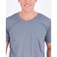 thumbnail image 3 of Real Essentials 5 Pack: Men's Mesh Quick Dry Short Sleeve V-Neck T-Shirt - Athletic Performance (Available in Big & Tall), 3 of 6