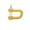 Gold, variant on Stainless Steel Mini D Shaped Bow Shackle, Heavy Duty Bow Shape Load Clamp for Chains Wirerope Lifting Paracord Outdoor Camping Survival Rope Bracelets - Red