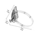 thumbnail image 5 of unbranded 4Ud Anillos Para Servilleta En Metal Plateado Fáciles De Usar Perfectos Para Y Reuniones, 5 of 6