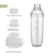 thumbnail image 1 of Herramienta artesanal para preparar té de limón | Vaso mezclador para cócteles y té con leche | Resina PP transparente con tapa hermética | Equipamiento para bares y cafeterías, 1 of 3