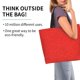 thumbnail image 2 of Fotbe Red Glitter Bolsa Tote Estética de Lona con Estampado para Mujer - Bolsa Reutilizable de Hombro Casual para Vacaciones, Compras, Trabajo y Gimnasio, 2 of 8