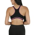 thumbnail image 3 of ToBeInStyle Women's Cotton Padded Racerback WireFree Sports Bra, 3 of 3