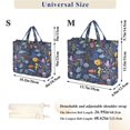thumbnail image 2 of FORMRS Womens Corduroy Tote Bag Crossbody Shoulder Purse Handbag with Detachable Strap, Cartoon Ocean Pattern, 2 of 7