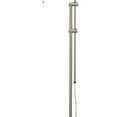 thumbnail image 3 of Metal Rectangular Floor Lamp with Adjustable Pole, White- Saltoro Sherpi, 3 of 5