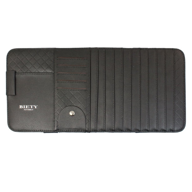 Funda Organizador de 11 Discos CD Unique Bargains Almacenaje Visera de Coche