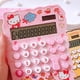 thumbnail image 3 of Cute Cartoon Desk Calculator Solar Power Sweet Style 12 Digits Portable Calculator for Students Girls Cat, 3 of 5