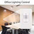 thumbnail image 4 of 2/1Pcs PIR Motion Sensor Light Switch Wall Switch for Indoor Use – Vacancy & Occupancy Sensor Modes, Auto On/Off Wall Light Lamp Switch, White, 4 of 7