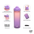 thumbnail image 4 of Zak Designs Soft Paint 32oz Durable Plastic Liberty Straw Water Bottle (Ombre Purple), 4 of 12