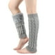 thumbnail image 1 of Calcetines para calentar las piernas tejidos con puños de forro polar afelpado para mujer, 1 of 1