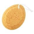 thumbnail image 2 of NUOLUX 5 Pcs Bath Sponge Natural Seaweed Cotton Honeycomb Sponge Biodegradable Kids Adults Shower Supplies with Hanging Rope (Brown), 2 of 6
