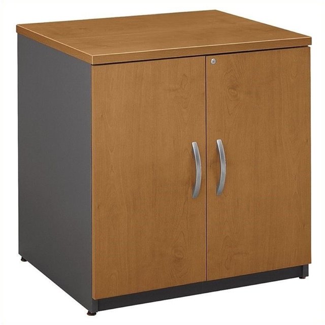 Bowery Hill Armoire de Rangement en Cerisier Naturel