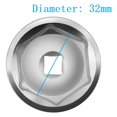thumbnail image 5 of Llave de vaso Ibetter de acero para filtro de aceite de 32 mm, encastre de 3/8", 5 of 5