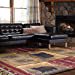 thumbnail image 3 of Sierra Bear Novelty Lodge Pattern Red Rectangle Area Rug, 4' x 5', 3 of 10