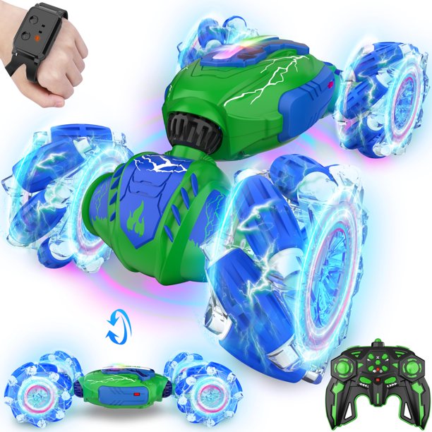 Coche Rcabcar con control remoto, sensor de gestos, 4WD, niños mayores de 8 años