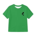 thumbnail image 6 of Boys Graphic Tees Under $10 Short Sleeve Shirts Casual Back to School Playwear Funny Cool #03 Green 2-3 Years, 6 of 6