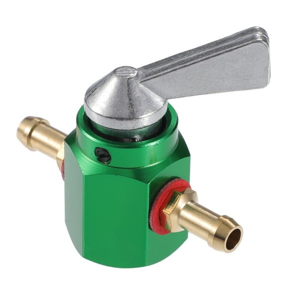 Unique Bargains Fuel Tap Petcock Valve Switch 6mm for Motorcycle Motorbike Quad Dirt Bike Go Kart Aluminum Alloy Green