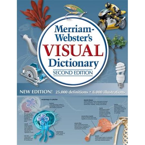 Pre-Owned Merriam-Webster's Visual Dictionary, by Jean Claude Corbeil, (Hardcover), Second Edition, English
