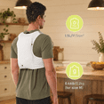 Running Hydration Vest with Two 500ml Soft Flasks, White, Medium ...