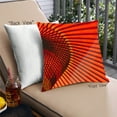 thumbnail image 1 of Ahgly Company Color Focus Red Coussin Décoratif d'Extérieur, 18 Po X 18 Po, 1 of 6