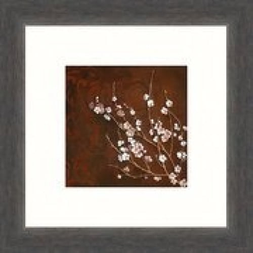 Cherry Blossoms on Cinnabar I