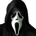 thumbnail image 1 of Adult  Ghost Face Plastic Mask Halloween Costume Accessory, 1 of 3