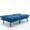 Navy Blue, variant on Soft Emerald Sofa Bed, Adjustable Back | Great for Main Living