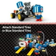 thumbnail image 6 of LEGO Super Mario: Mario Kart Toad's Garage - Nintendo Toy Building Set for Kids, Boys & Girls, Ages 8+ - Collectible Mario Kart Toy for Fans with 2 Blue Toad Figures - Gift Idea for Birthdays - 72035, 6 of 7