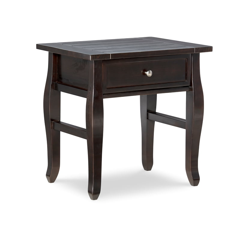Linon Sedona One Drawer Wood End Table In Espresso Walmart Canada