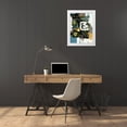 thumbnail image 3 of Orlov, Irena 15x18 White Modern Wood Framed Museum Art Print Titled - Space For Words, 3 of 4
