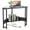 Black, variant on Costway Triangle Computer Desk Corner Desk Home Office w/Power Outlets USB Ports Rustic