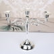 thumbnail image 4 of Candelabro europeo Decoración romántica vintage elegante de tres brazos estilo clásico de boda restaurante hotel hogar cena a la luz de las velas, 4 of 6