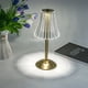 thumbnail image 2 of LáMpara de Mesa Decorativa de Cristal LED 800MAh AtmóSfera Recargable Luz Brillo de 3 Niveles para Restaurante Café, 2 of 7