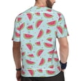 thumbnail image 2 of Wukai Watermelon Print Men's Short-Sleeved Mesh T-Shirt,Quick-Dry Short Sleeve Workout T-Shirt-X-Large, 2 of 8