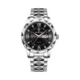 thumbnail image 2 of Resicozy Men's Wrist Watches Elegant Stainless Steel Strap Round Dial Quartz Watch with Day Date, 2 of 2