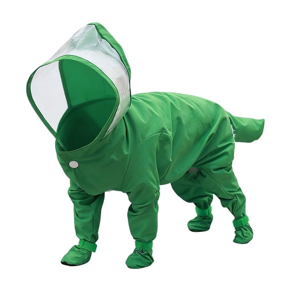 Dog Raincoat, Waterproof Full-Coverage, Four Legged Waterproof Clothing, Small Dog, Teddy Bear, Teddy Dog, Suitable for Walking Dogs on Rainy Days in spri For Small And Medium Sized Pet