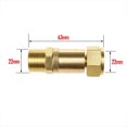 thumbnail image 2 of High Pressure Washer Hose Swivel Adapter, Free Slip Fitting, Made Of Solid Brass, M22 Inlet Connection, 2 of 5