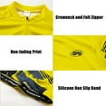 thumbnail image 2 of Men Cycling Jersey Long Sleeve Set Bike Suits for Men Road Bike Shirts and Pants Cycle Gear Yellow L, 2 of 9