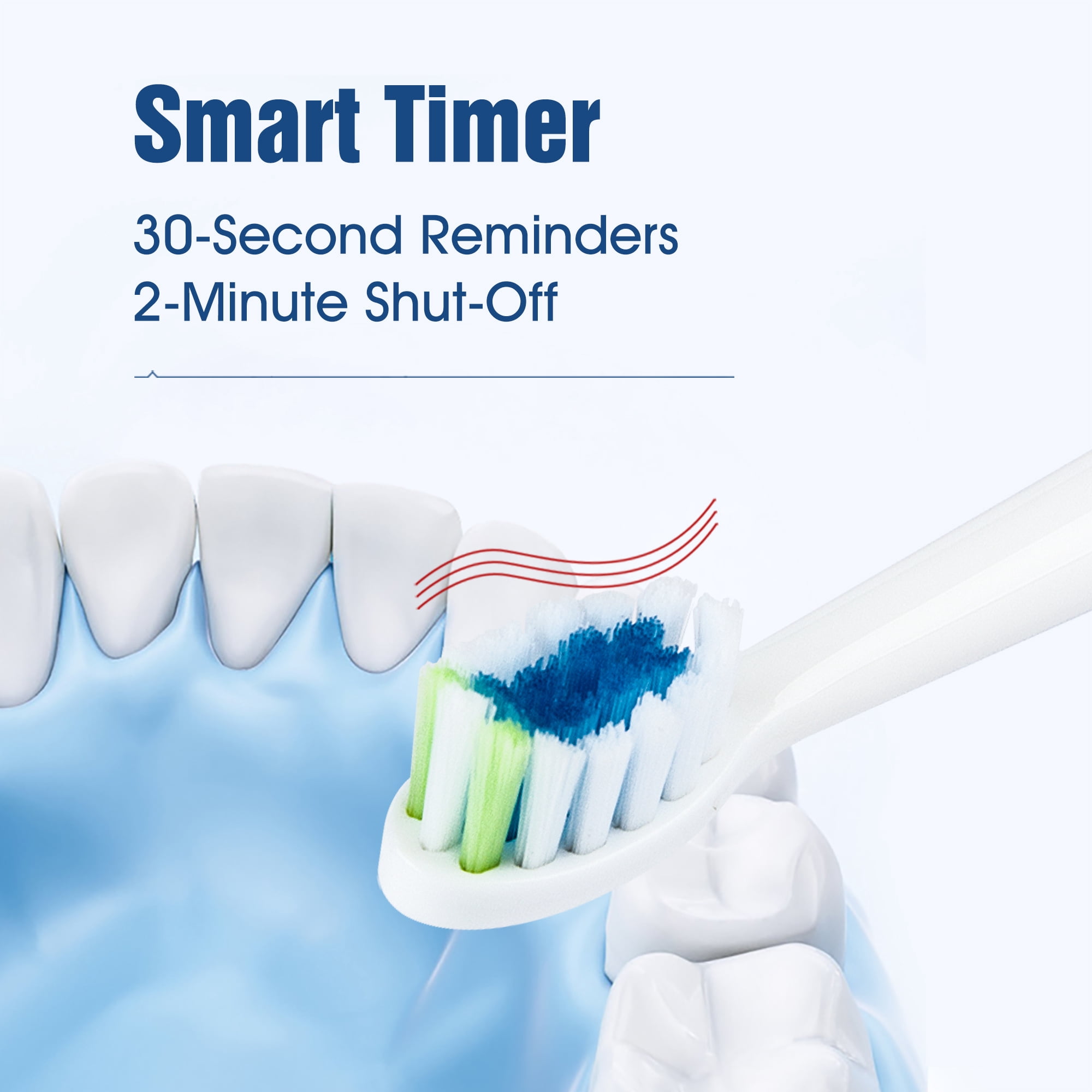 NEW : Power Sonic Electric Toothbrush UNIQUE cleaning technology Complete cleaning