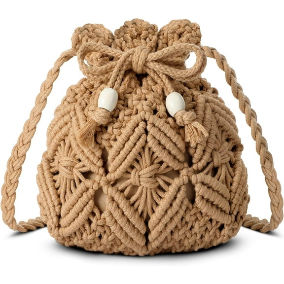 CAILDANL Summer Purse - Woven Crossbody Bags Boho Crossbody Purses for Women Crochet Handbags Shoulder Bag Handbags 2025