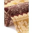 thumbnail image 6 of DARING DIVA Women's Plus Boho Tops Floral Tied V Neck Blouse Shirts 2X Brown, 6 of 6